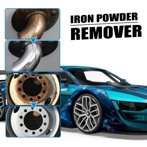 Homonth Iron Out Rust Remover Spray: The Ultimate Wheel Cleaner for Car Detailing & Removal of Iron Particles 120ml